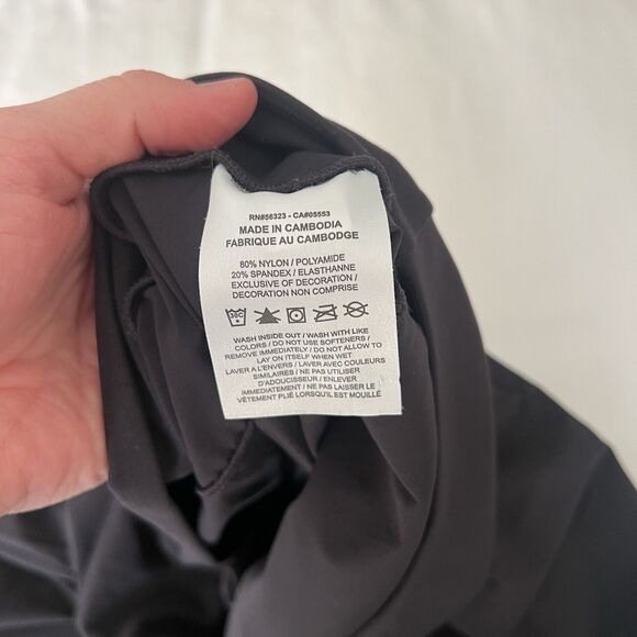 Nike Women Dri-fit Joggers Black Sz Medium Swoosh Logo Pockets - Picture 9 of 13